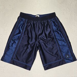 Vintage 90s Nike Air Jordan Reversible Blue Basketball Gym Shorts Mens Large